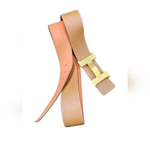 Authentic Hermes belt buckle with reversible Hermes.